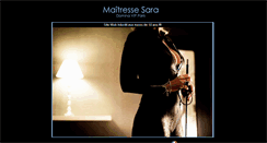 Desktop Screenshot of maitresse-sara.com
